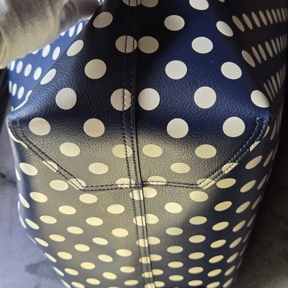 Kate Spade Reverable Polka Dot Tote Bag - Picture 7 of 10